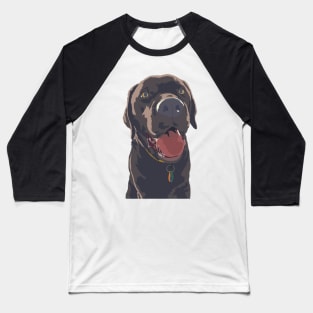 Chocolate Lab Baseball T-Shirt